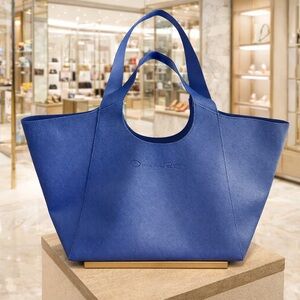 Oscar de la Renta Royal Blue Tote